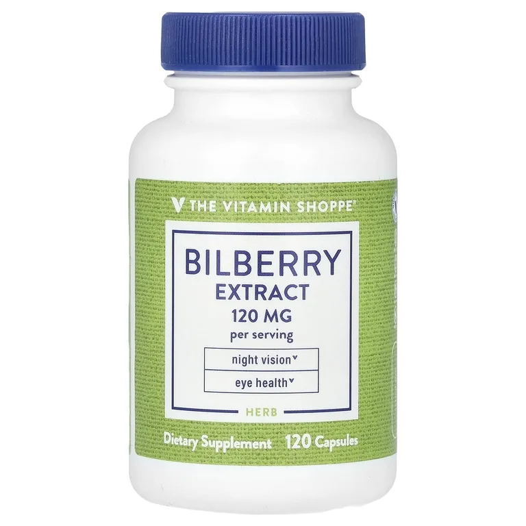 The Vitamin Shoppe, экстракт черники, 120 капсул (60 мг в 1 капсуле)