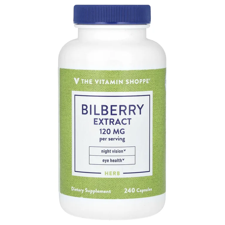 The Vitamin Shoppe, экстракт черники, 240 капсул (60 мг в 1 капсуле)