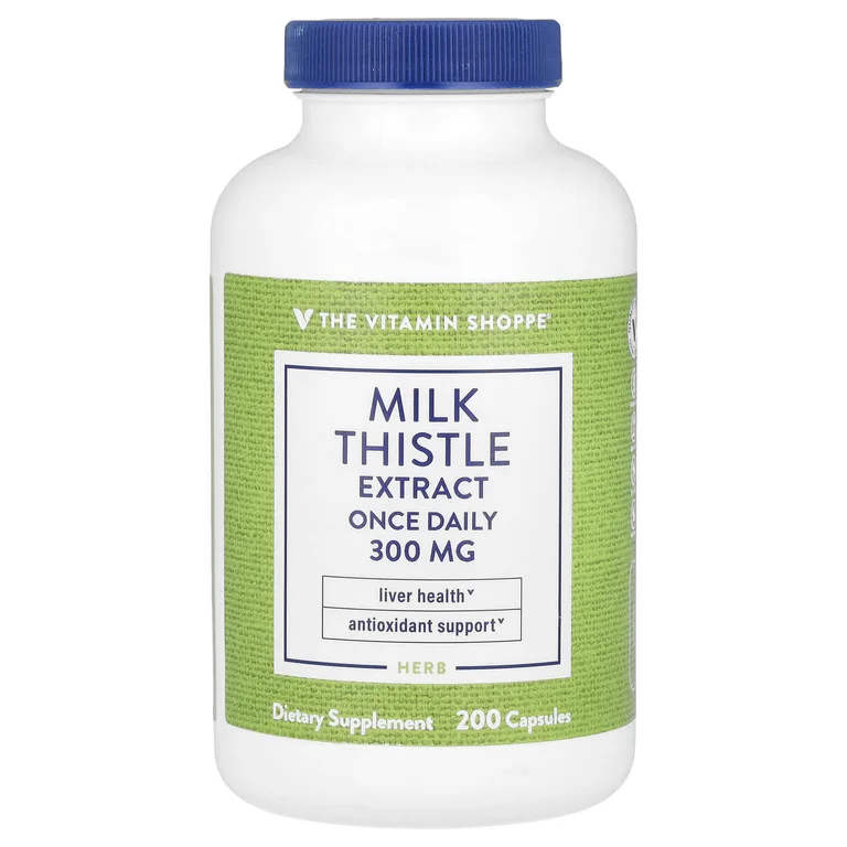 The Vitamin Shoppe, Экстракт расторопши, 300 мг, 200 капсул