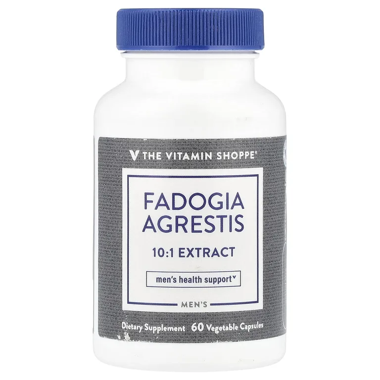 The Vitamin Shoppe, Fadogia Agrestis для мужчин, 60 растительных капсул (600 мг на капсулу)