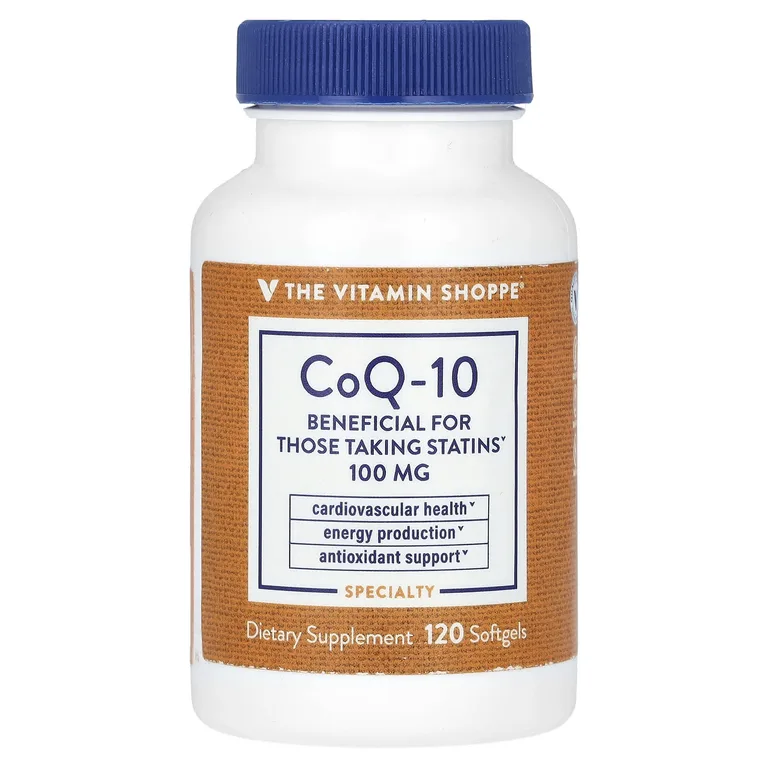 The Vitamin Shoppe, Коэнзим Q-10, 100 мг, 120 мягких таблеток