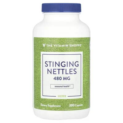 The Vitamin Shoppe, Крапива двудомная, 480 мг, 300 капсул
