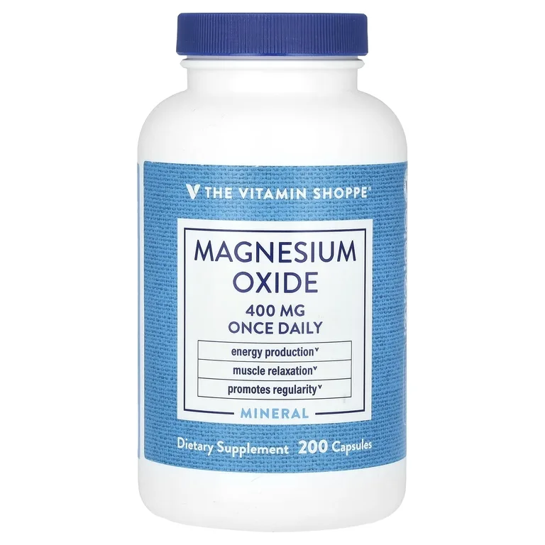 The Vitamin Shoppe, оксид магния, 400 мг, 200 капсул