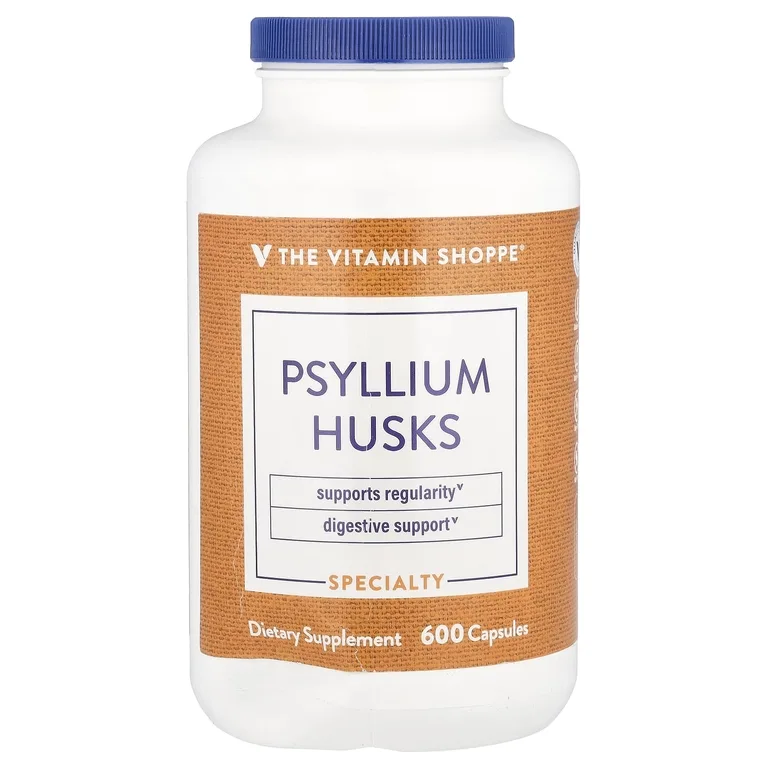 The Vitamin Shoppe, Шелуха семян подорожника, 600 капсул (720 мг на капсулу)