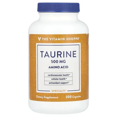 The Vitamin Shoppe, Таурин, 500 мг, 300 капсул