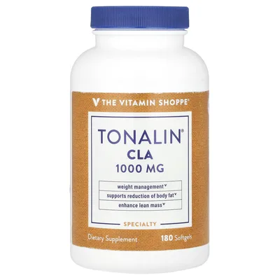 The Vitamin Shoppe, Tonalin® CLA, 1000 мг, 180 капсул