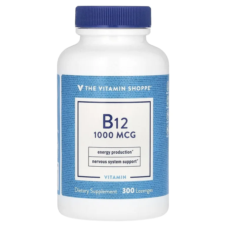 The Vitamin Shoppe, витамин B12, 1000 мкг, 300 пастилок