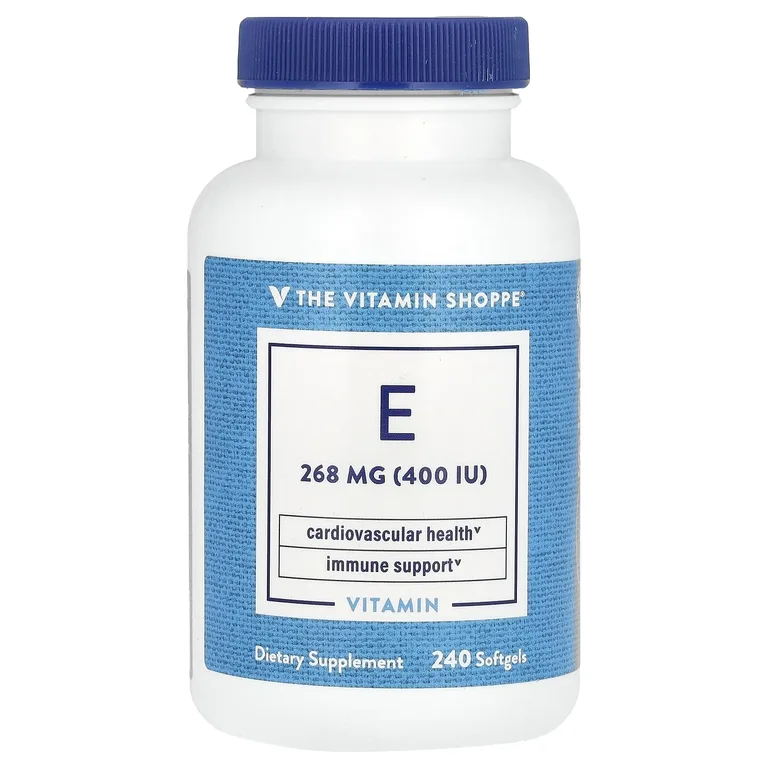 The Vitamin Shoppe, Витамин E, 268 мг (400 МЕ), 240 мягких таблеток