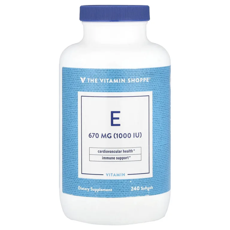 The Vitamin Shoppe, Витамин E, 670 мг (1000 МЕ), 240 мягких таблеток