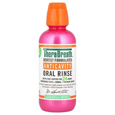 TheraBreath, Healthy Smile, ополаскиватель для полости рта, мята с блеском, 473 мл (16 жидк. унц.)