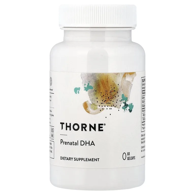 Thorne, ДГК для будущих мам, 60 желатиновых капсул