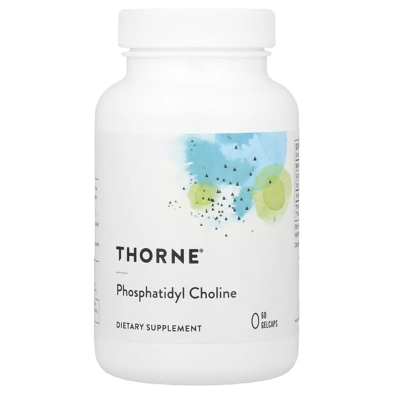 Thorne, фосфатидилхолин, 60 желатиновых капсул