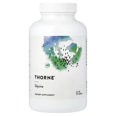 Thorne, глицин, 250 капсул (500 мг в 1 капсуле)