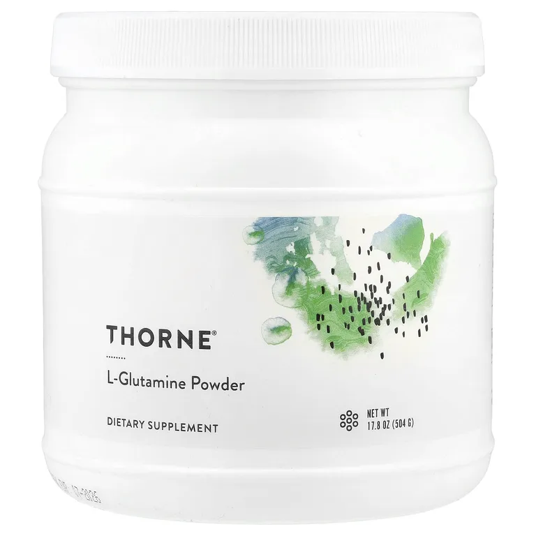 Thorne, L-глютамин в виде порошка, 504 г (17,8 унции)