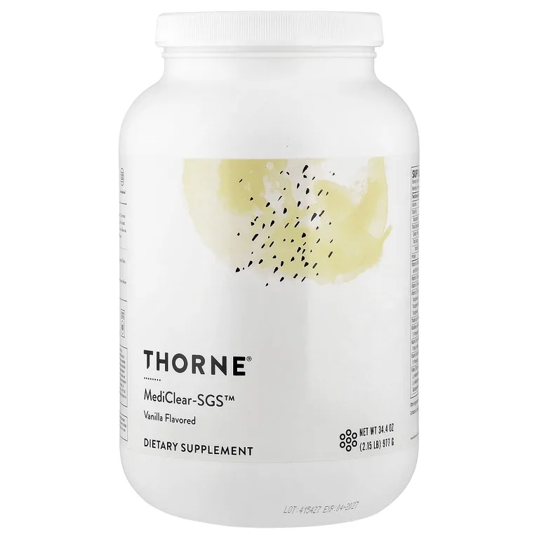 Thorne, MediClear-SGS™, с ванильным вкусом, 977 г (2,15 фунта)