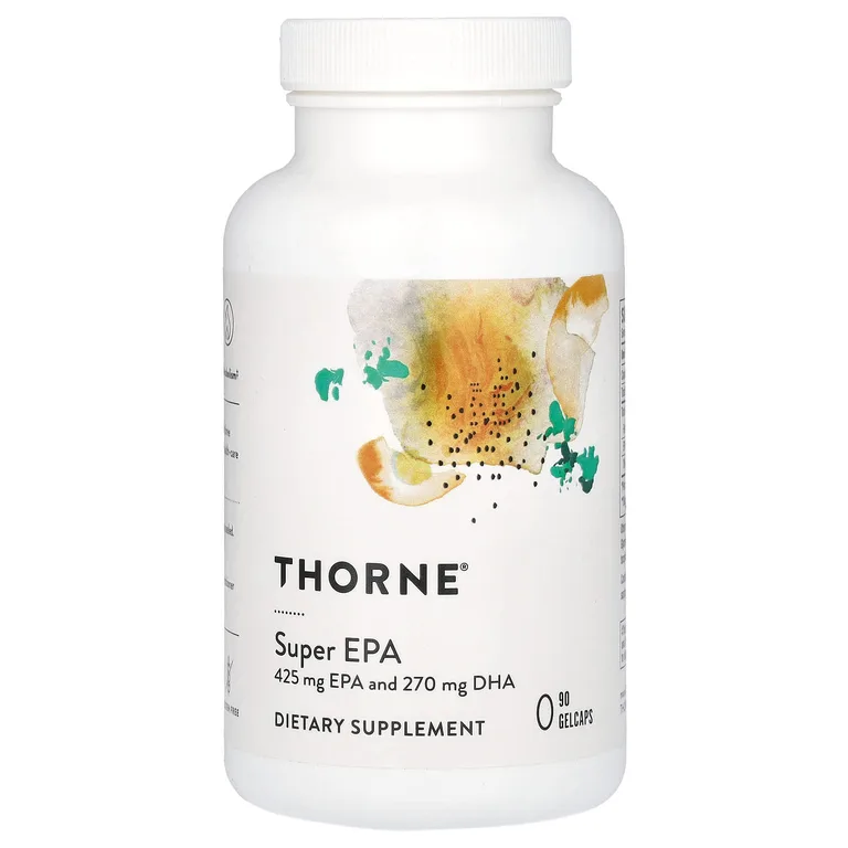 Thorne, омега-3 и ЭПК, 90 желатиновых капсул