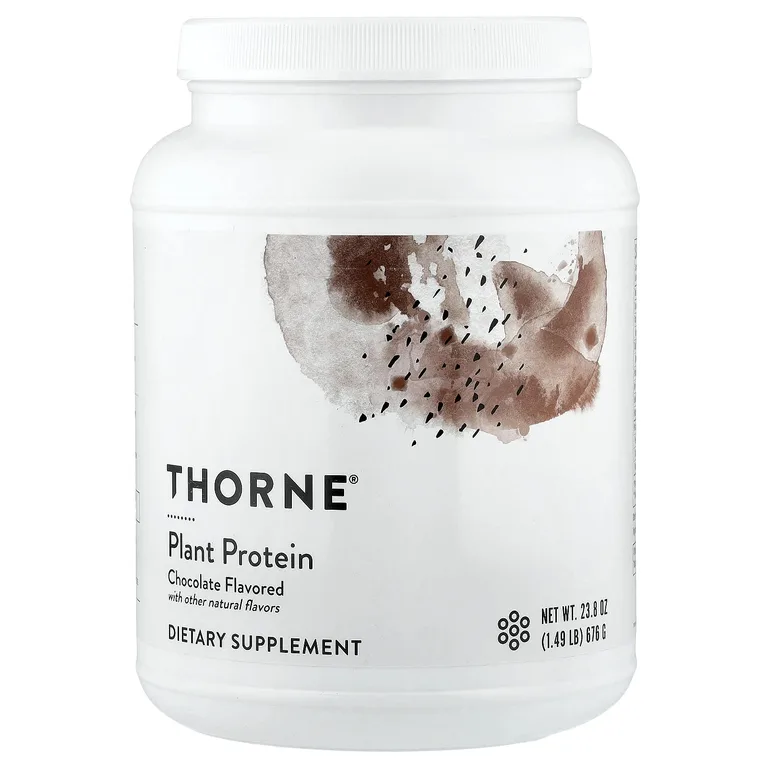 Thorne, растительный протеин, с шоколадным вкусом, 676 г (1,49 фунта)