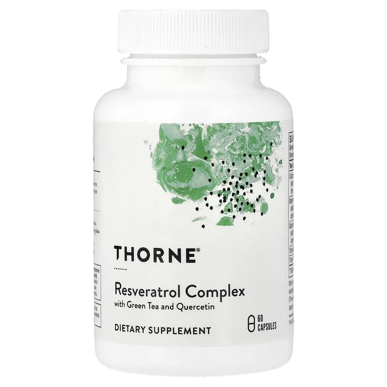 Thorne, Ресвератрол с кофакторами, 60 капсул