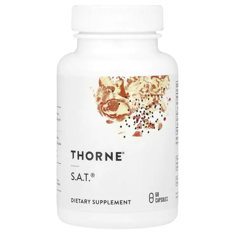 Thorne, силимарин, артишок, куркума для поддержки здоровья печени, 60 капсул