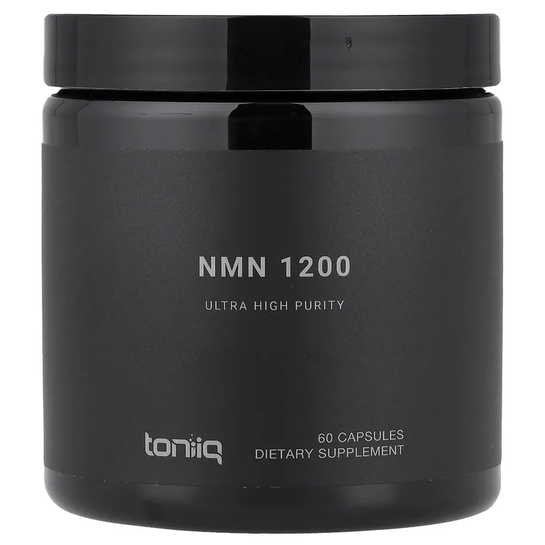 Toniiq, NMN 1200, 60 капсул (600 мг в 1 капсуле)