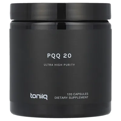 Toniiq, PQQ 20, 120 капсул (20 мг на капсулу)