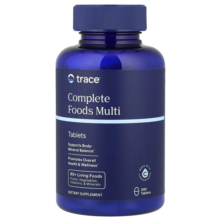 Trace, Complete Foods Multi, мультивитамины, 240 таблеток