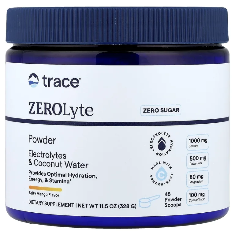 Trace, ZEROLyte, соленый манго, 328 г (11,5 унции)