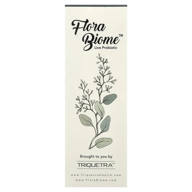 Triquetra Health, Flora Biome™, жидкая добавка с живыми пробиотиками, 473 мл (16 жидк. унций)
