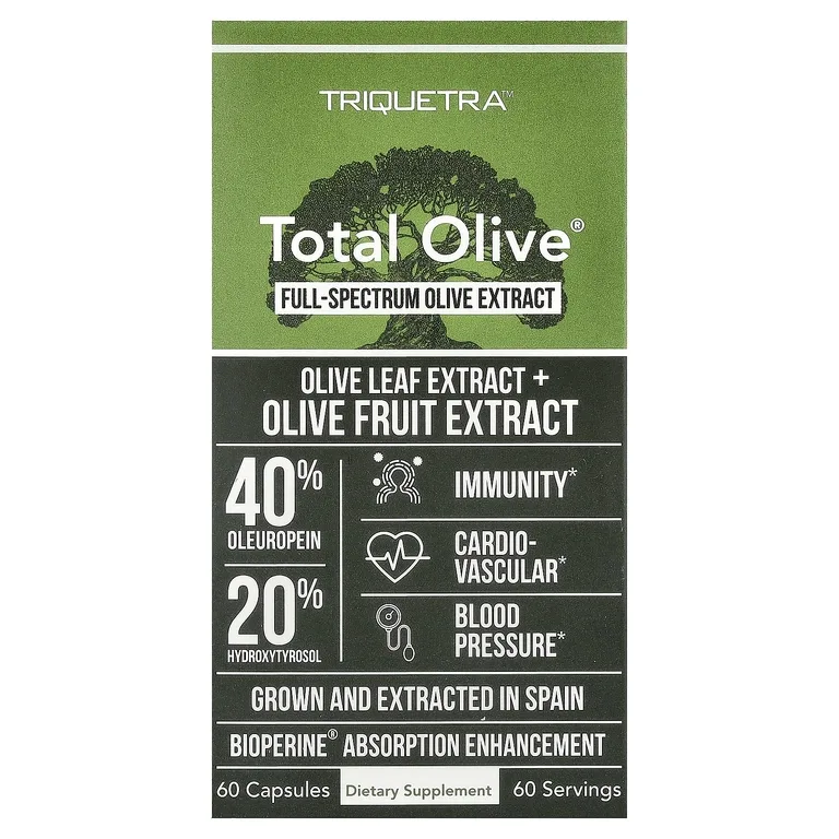Triquetra Health, Total Olive®, 60 капсул