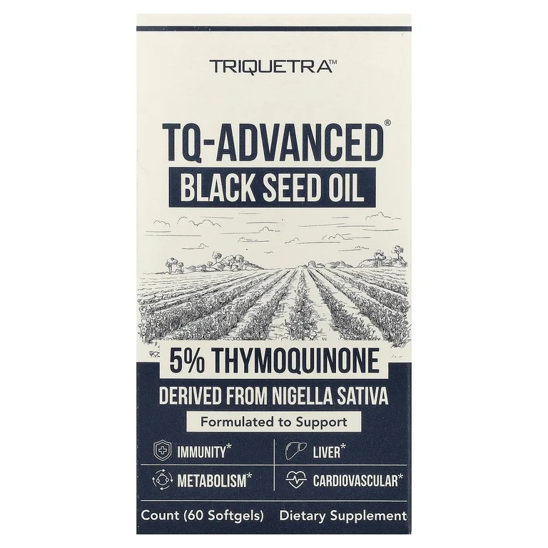 Triquetra Health, TQ-Advanced® Масло семян чёрного тмина, 60 мягких капсул