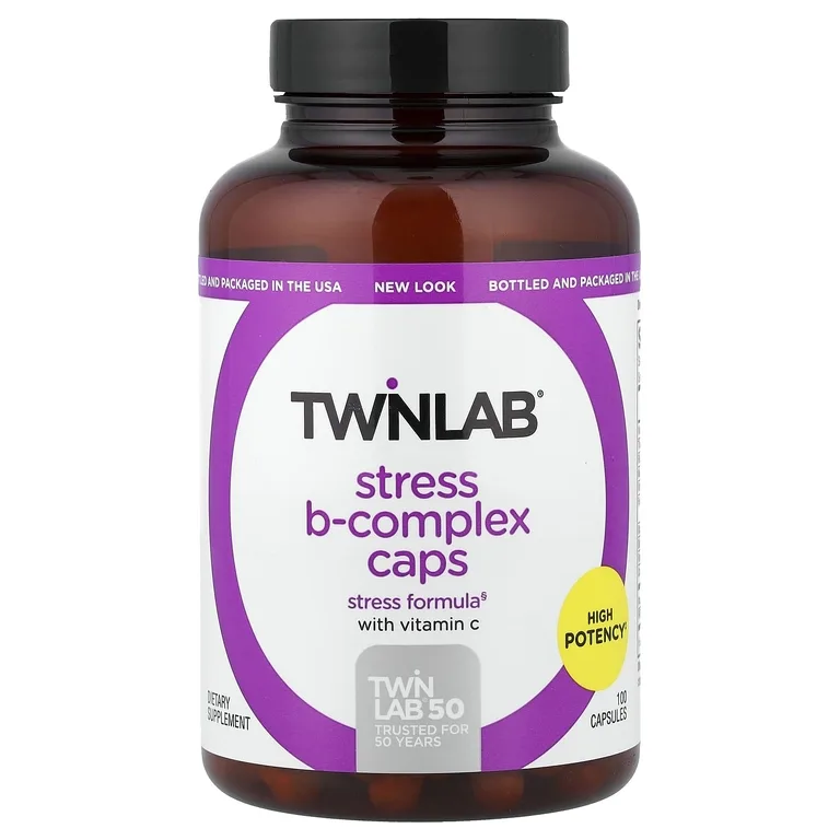 Twinlab, комплекс витаминов группы B, капсулы, 100 капсул