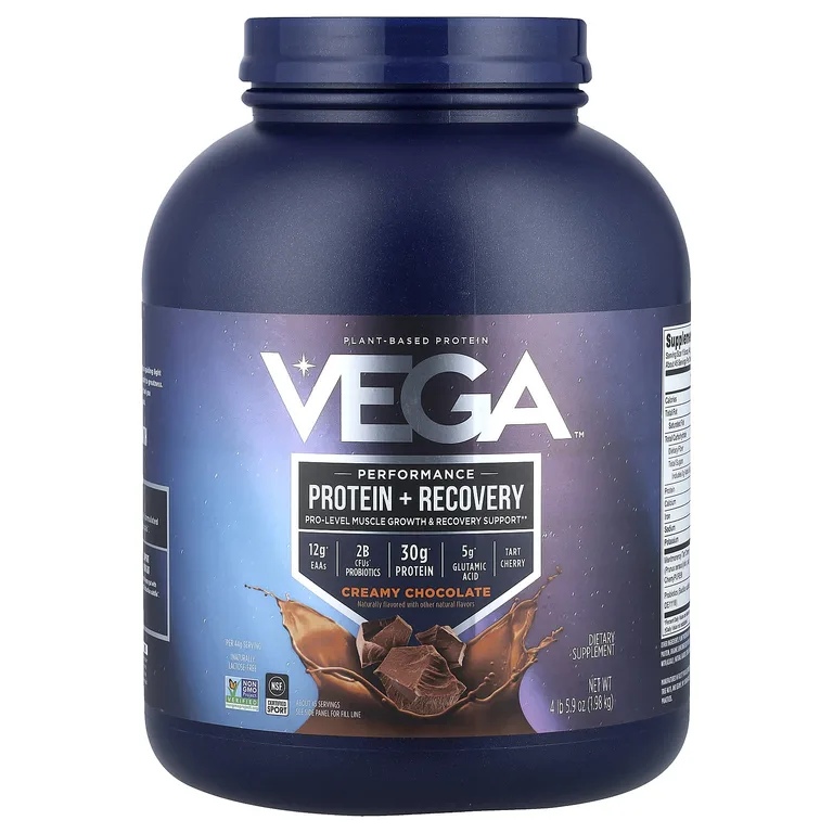 Vega, растительный протеин, сливочный шоколад, 1,98 кг (4 фунта 5,9 унции)