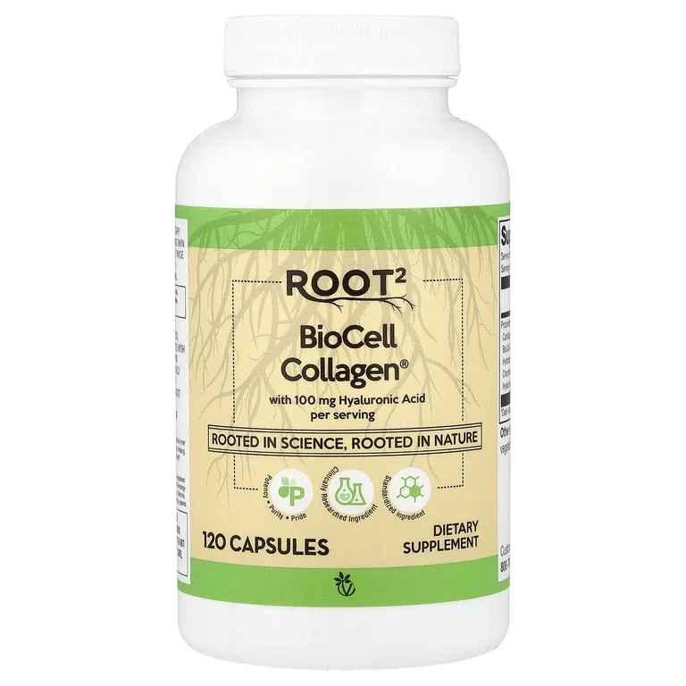 Vitacost, BioCell Collagen® с гиалуроновой кислотой, 120 капсул
