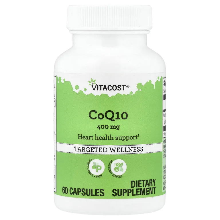 Vitacost, CoQ10, 400 мг, 60 капсул