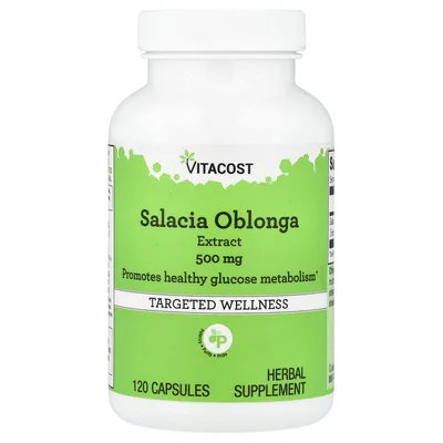 Vitacost, экстракт шалфея (Salacia oblonga), 500 мг, 120 капсул