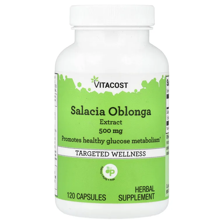 Vitacost, экстракт шалфея (Salacia oblonga), 500 мг, 120 капсул