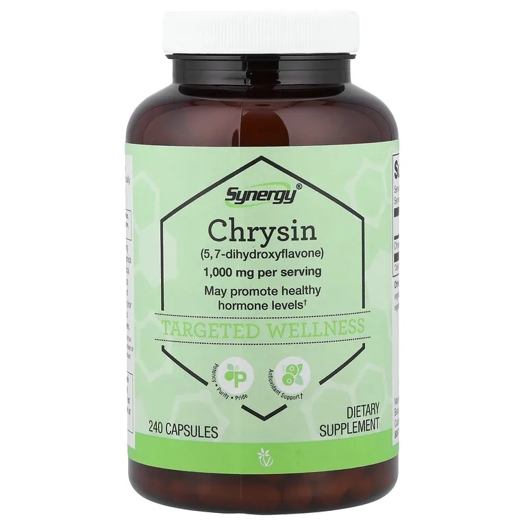 Vitacost, Хризин Synergy®, 240 капсул (500 мг в 1 капсуле)