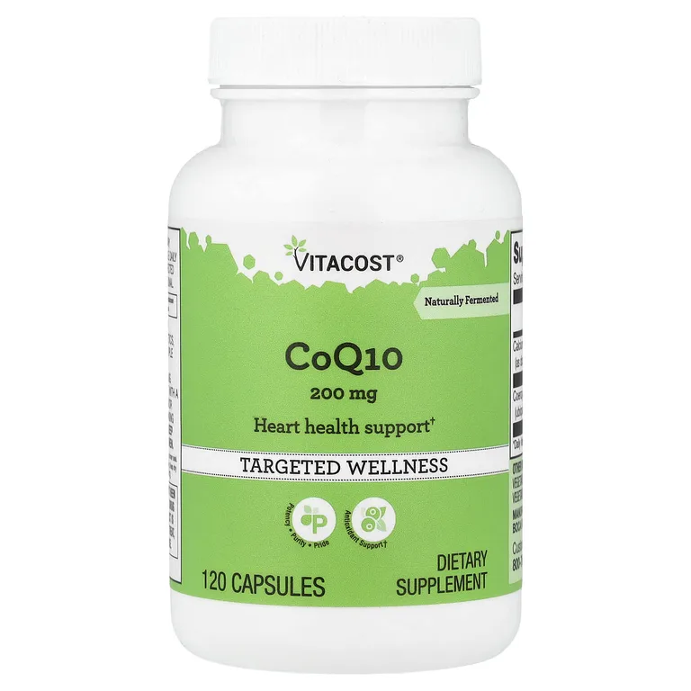Vitacost, коэнзим Q10, 200 мг, 120 капсул