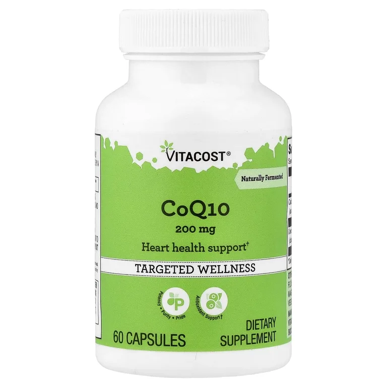 Vitacost, коэнзимQ10, 200 мг, 60 капсул
