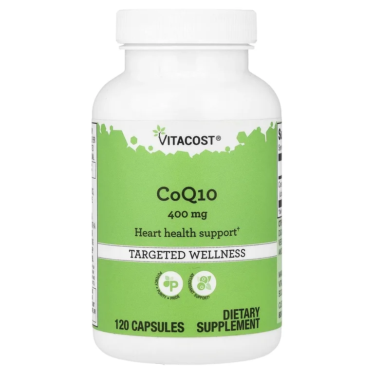Vitacost, коэнзимQ10, 400 мг, 120 капсул