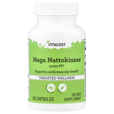 Vitacost, Mega Nattokinase, 20 mg (2,000 FU), 90 Capsules