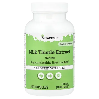 Vitacost, Milk Thistle Extract, 150 mg, 200 Capsules