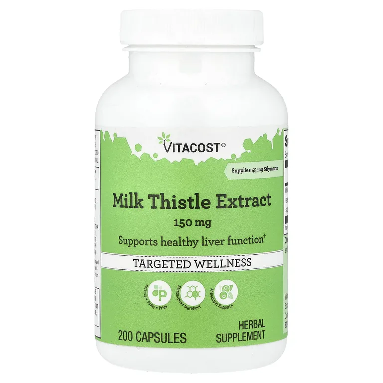 Vitacost, Milk Thistle Extract, 150 mg, 200 Capsules