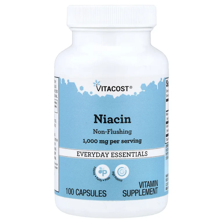 Vitacost, Niacin, Non-Flushing, 100 Capsules