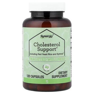 Vitacost, Synergy®, добавка для поддержки уровня холестерина, 120 капсул