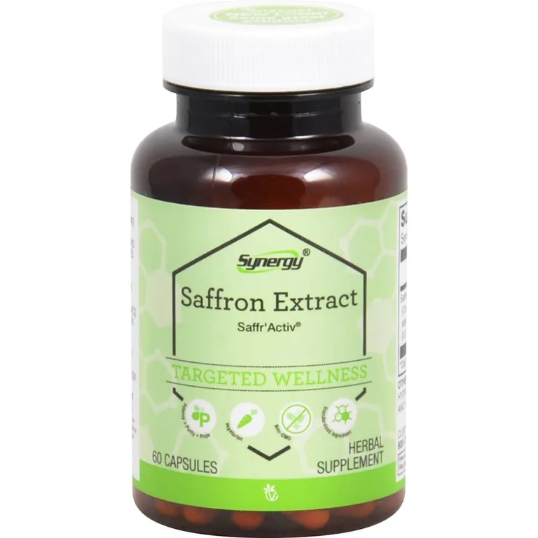 Vitacost, Synergy®, экстракт шафрана, 60 капсул (88,5 мг в капсуле)