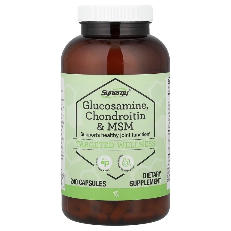 Vitacost, Synergy®, глюкозамин, хондроитин и МСМ, 240 капсул