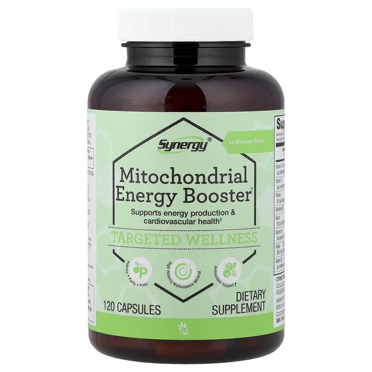Vitacost, Synergy®, усилитель энергии митохондрий, 120 капсул