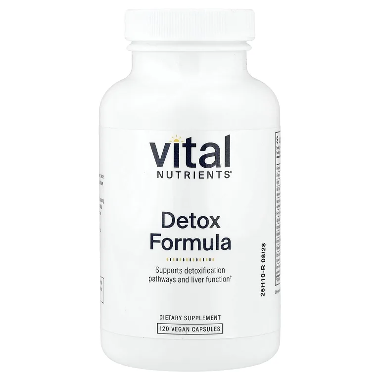 Vital Nutrients, Detox Formula, 120 веганских капсул