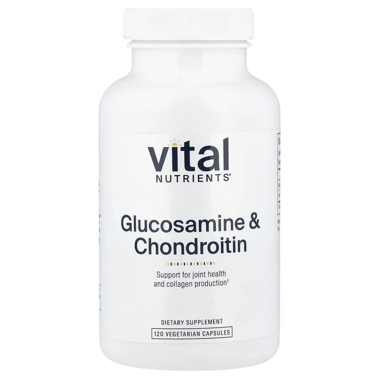 Vital Nutrients, Глюкозамин и хондроитин, 120 вегетарианских капсул